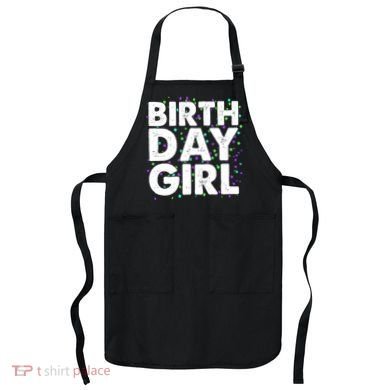 Birthday Girl With Confetti Apron