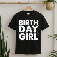 Birthday Girl With Confetti T-Shirt thumb 2