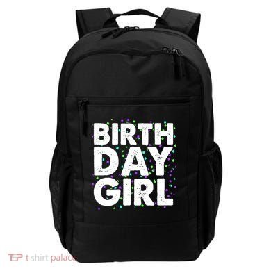 Birthday Girl With Confetti Backpack