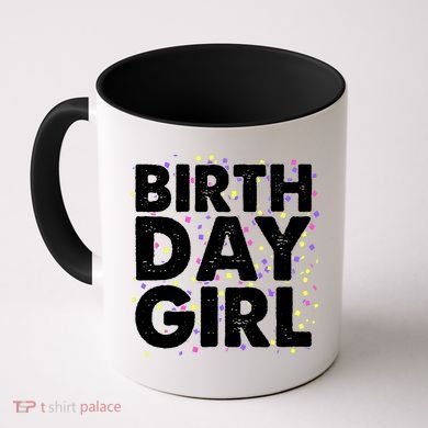 Birthday Girl With Confetti Coffee Mug