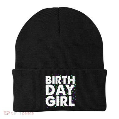 Birthday Girl With Confetti Beanie