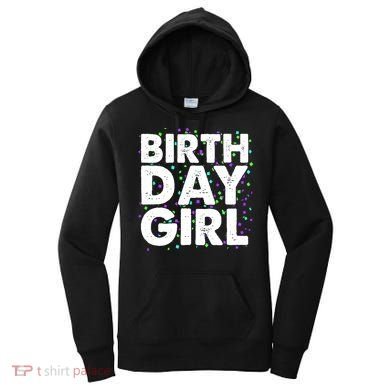 Birthday Girl With Confetti Women's Hoodie