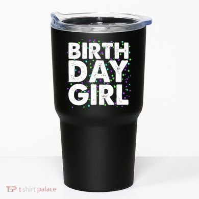 Birthday Girl With Confetti Tumbler