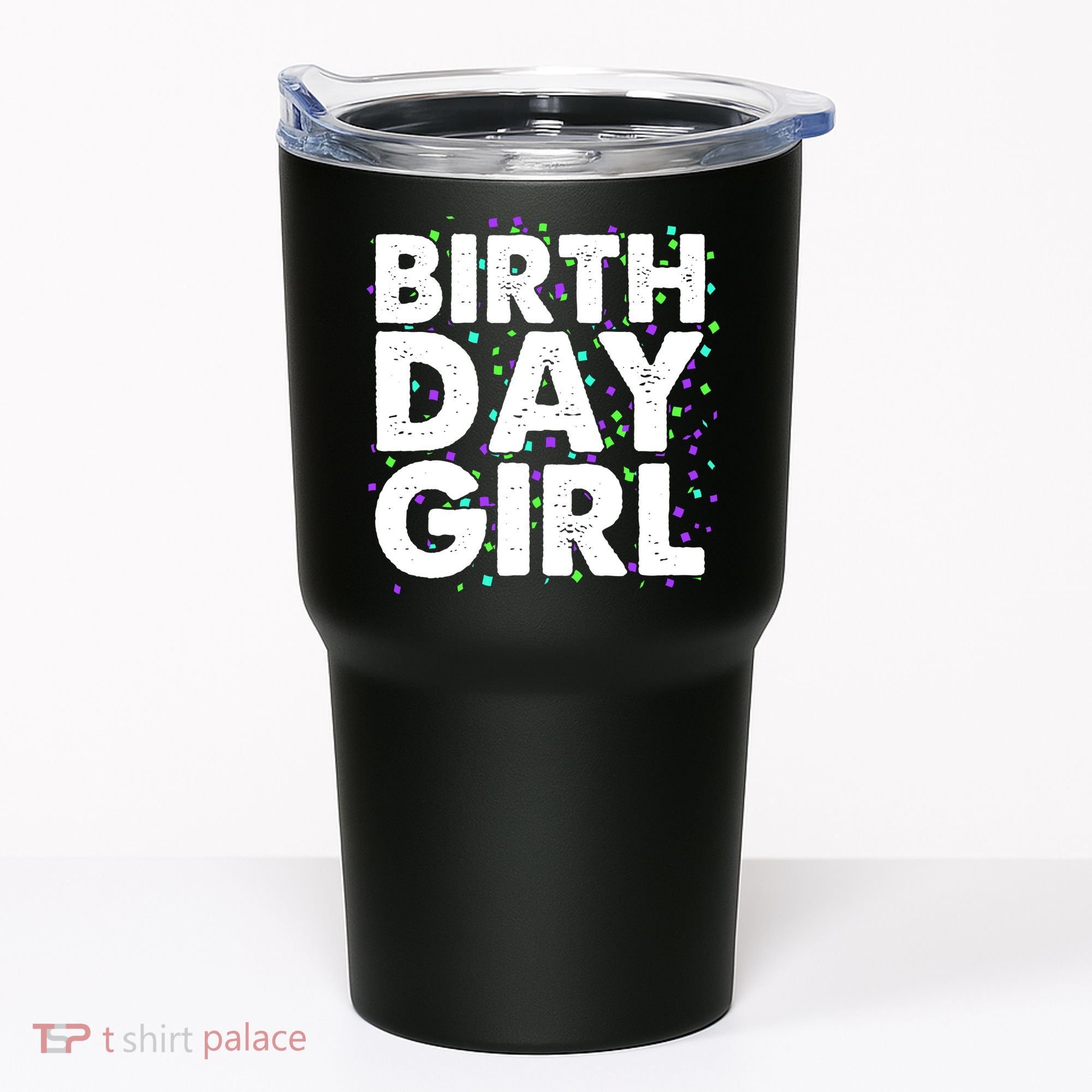 Birthday Girl With Confetti Tumbler