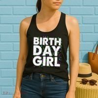 Birthday Girl With Confetti Women's Tank Top thumb 2