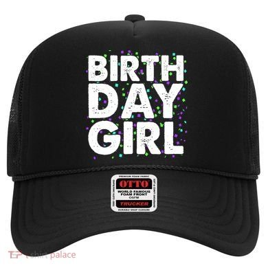 Birthday Girl With Confetti Hat