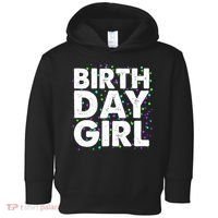 Birthday Girl With Confetti Toddler Hoodie thumb 0