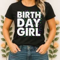Birthday Girl With Confetti Women's T-Shirt thumb 2