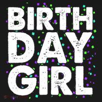 Birthday Girl With Confetti Women's T-Shirt thumb 6