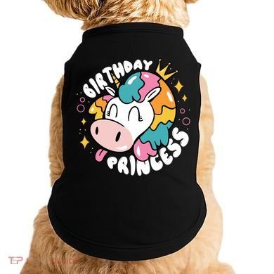 Birthday Princess Unicorn Doggie Tank