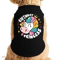 Birthday Princess Unicorn Doggie Tank thumb 0