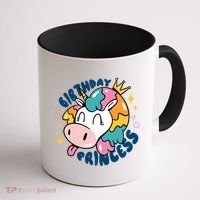 Birthday Princess Unicorn Coffee Mug thumb 1