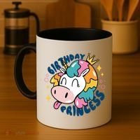 Birthday Princess Unicorn Coffee Mug thumb 4