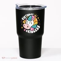 Birthday Princess Unicorn Tumbler thumb 0
