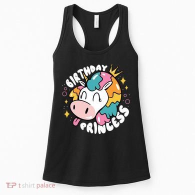 Birthday Princess Unicorn Women's Tank Top
