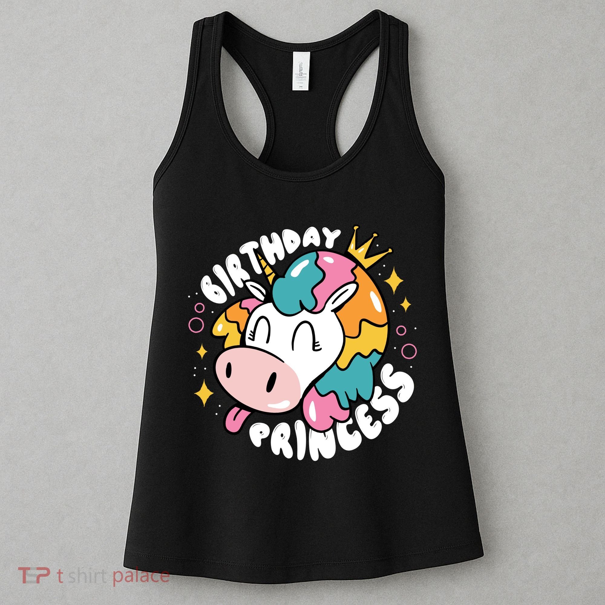 Birthday Princess Unicorn Women's Tank Top
