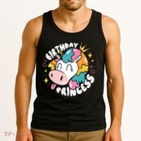Birthday Princess Unicorn Tank Top thumb 3