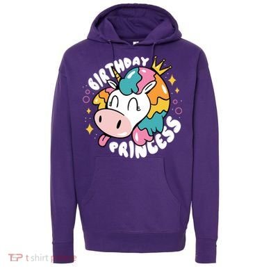 Birthday Princess Unicorn Hoodie