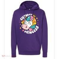 Birthday Princess Unicorn Hoodie thumb 0