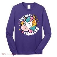 Birthday Princess Unicorn Long Sleeve Shirt thumb 0