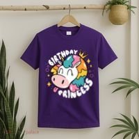 Birthday Princess Unicorn T-Shirt thumb 2