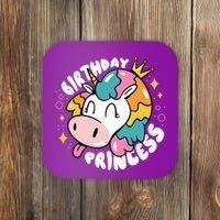 Birthday Princess Unicorn Coaster thumb 0