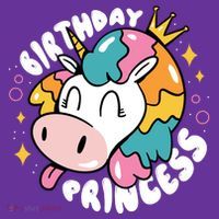 Birthday Princess Unicorn Hat thumb 2