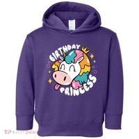 Birthday Princess Unicorn Toddler Hoodie thumb 0