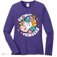 Birthday Princess Unicorn Women's Long Sleeve Shirt thumb 0