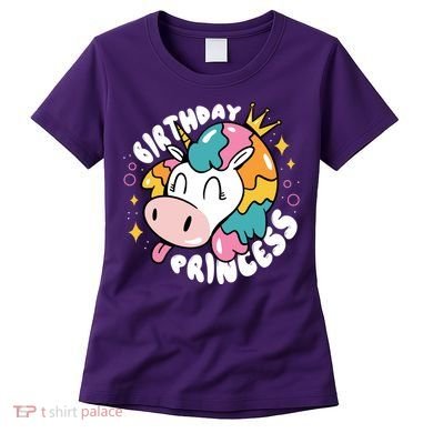 Birthday Princess Unicorn Women's T-Shirt