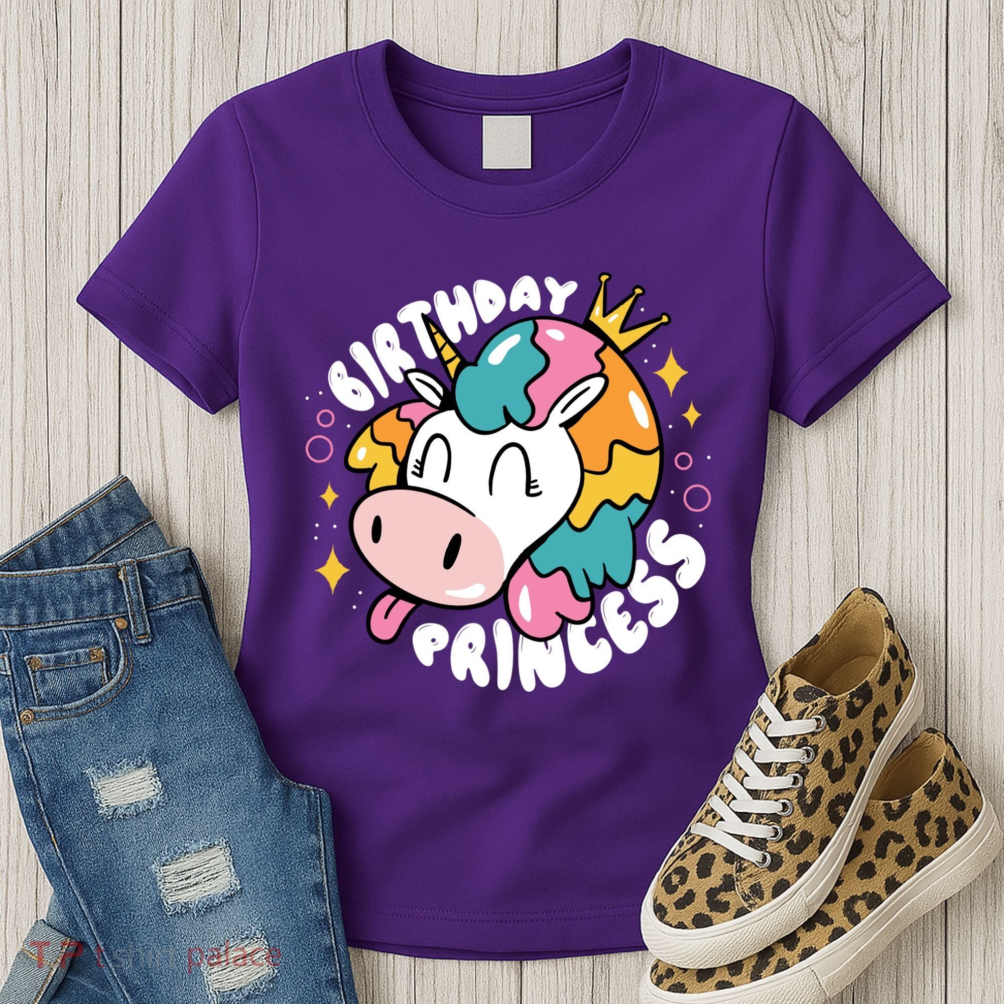 Birthday Princess Unicorn Women's T-Shirt
