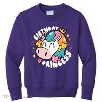 Birthday Princess Unicorn Kids Sweatshirt thumb 0