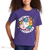 Birthday Princess Unicorn Kids T-Shirt thumb 2
