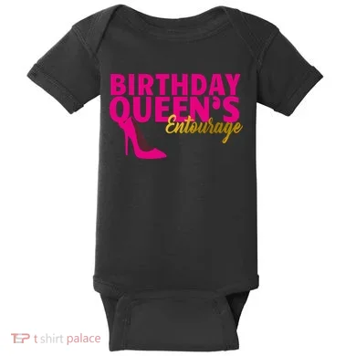 Birthday Queen's Entourage Baby Bodysuit