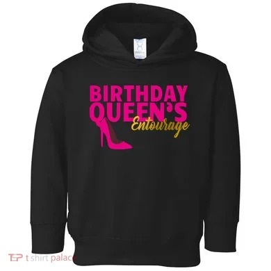 Birthday Queen's Entourage Toddler Hoodie