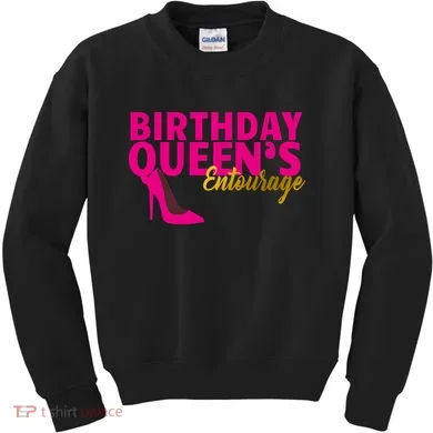 Birthday Queen's Entourage Kids Sweatshirt