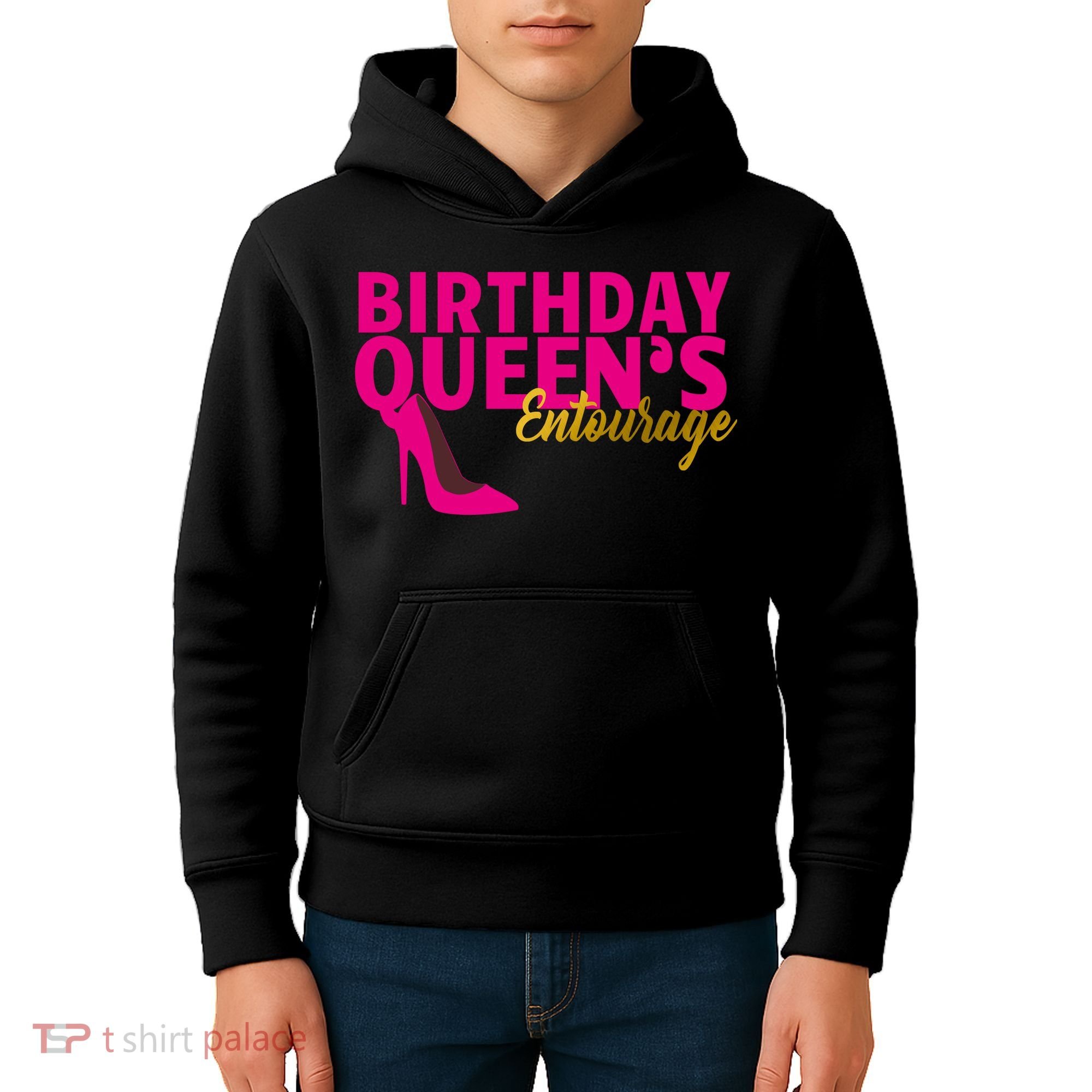 Birthday Queen's Entourage Kids Hoodie