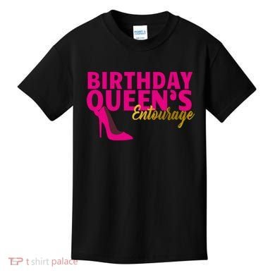 Birthday Queen's Entourage Kids T-Shirt