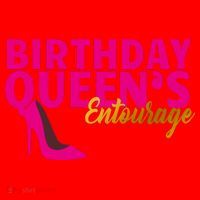 Birthday Queen's Entourage Santa Hat thumb 1