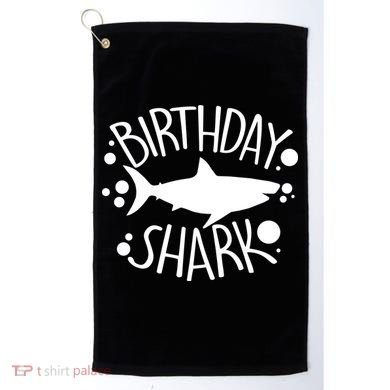 Birthday Shark Golf Towel
