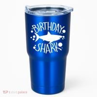 Birthday Shark Tumbler thumb 0