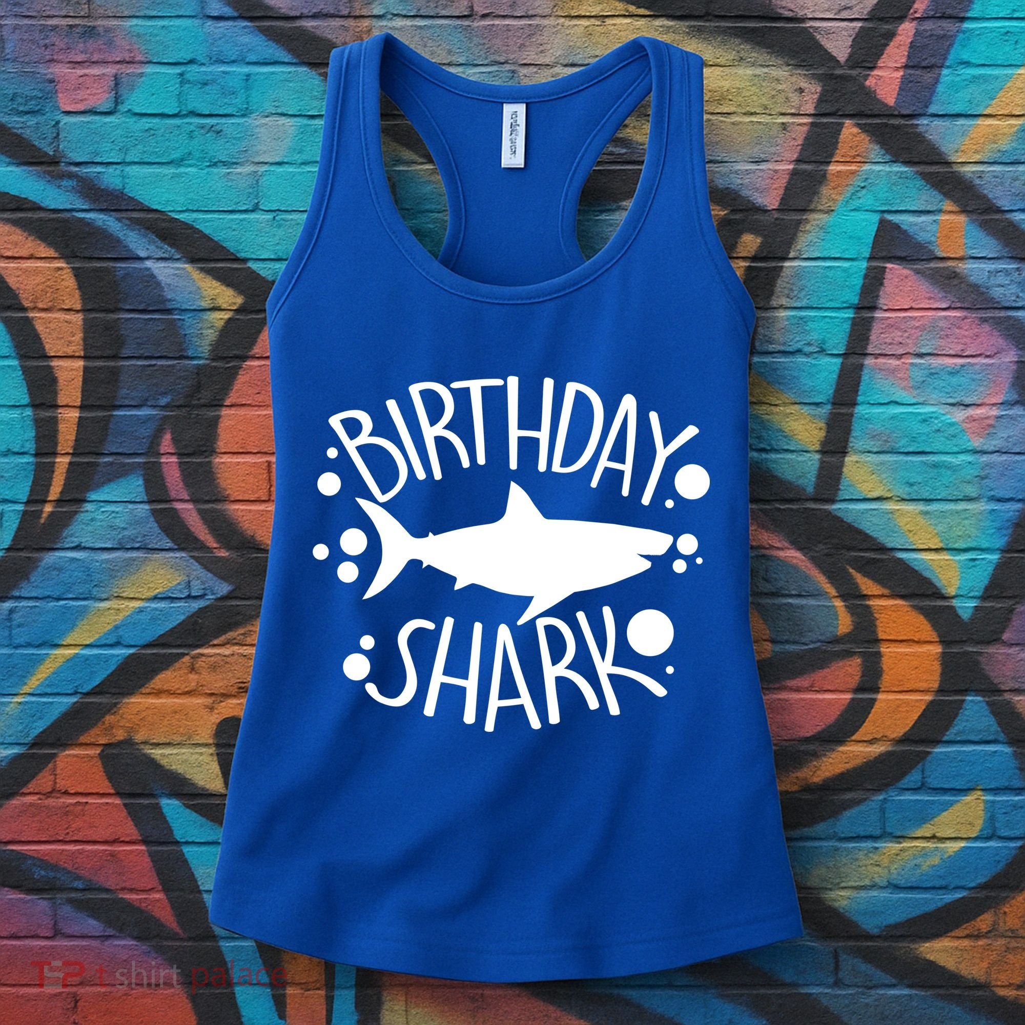 Birthday Shark Women's Tank Top