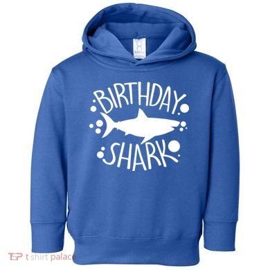 Birthday Shark Toddler Hoodie