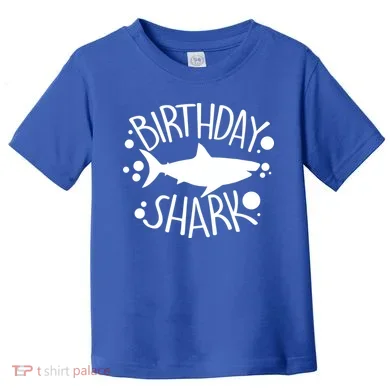 Birthday Shark Toddler T-Shirt