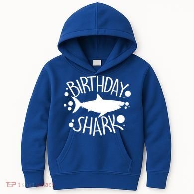 Birthday Shark Kids Hoodie