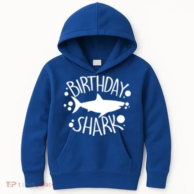 Birthday Shark Kids Hoodie