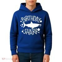 Birthday Shark Kids Hoodie thumb 4