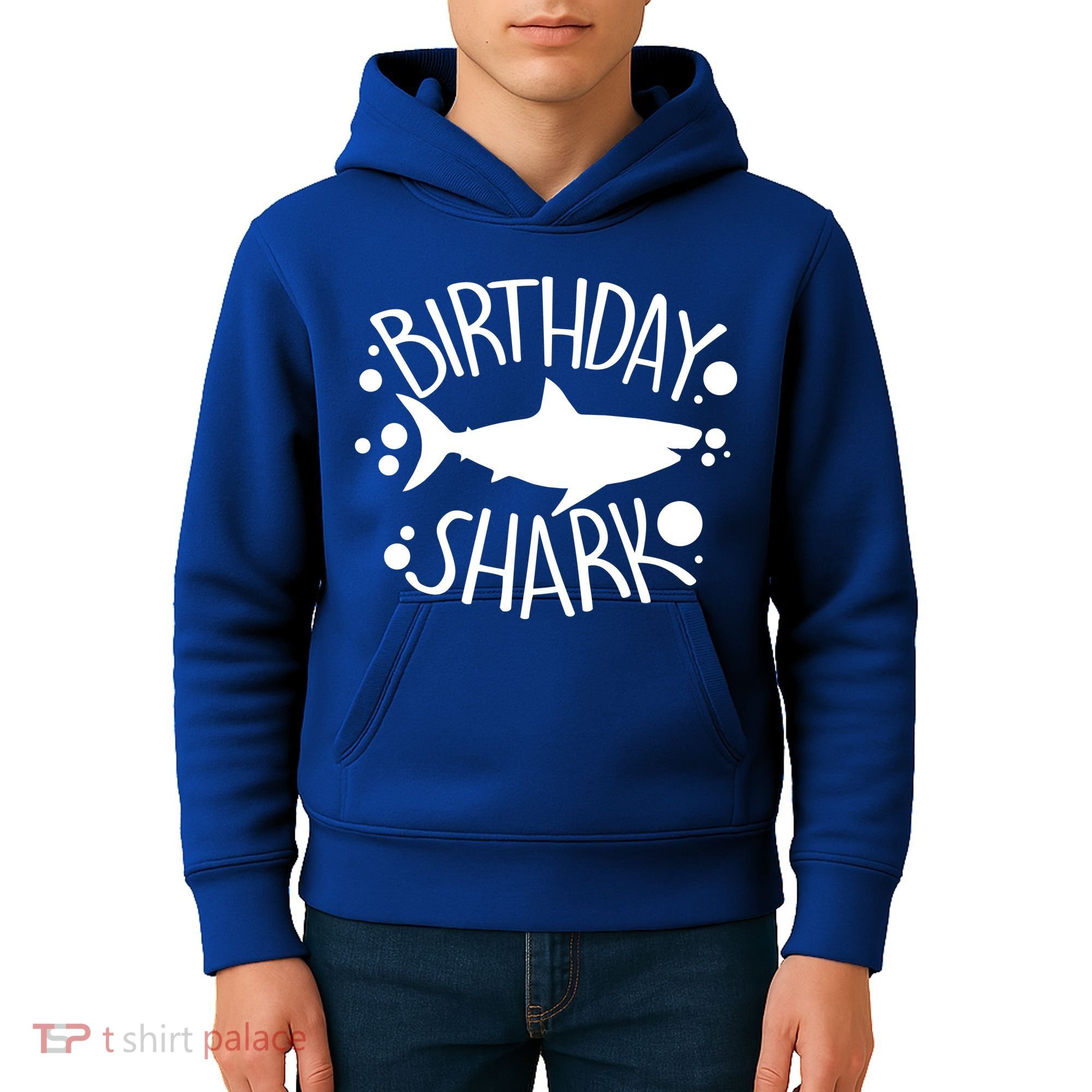 Birthday Shark Kids Hoodie
