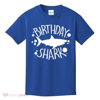 Birthday Shark Kids T-Shirt