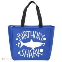 Birthday Shark Tote Bag thumb 0